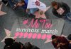 Se manifiestan en Hollywood contra abuso sexual
