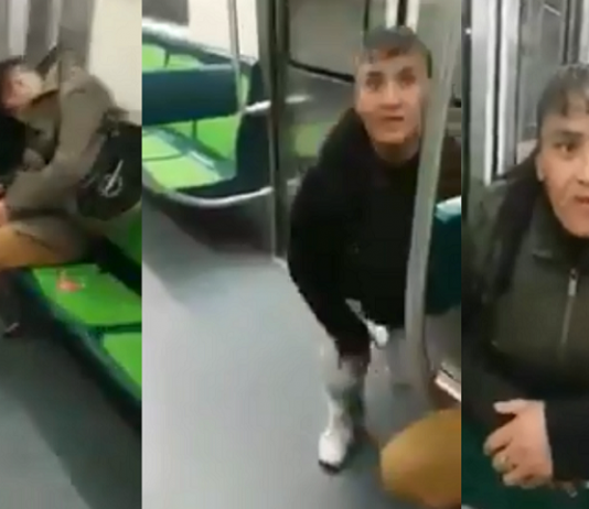 La Cacharon robando en el metro de #CDMX