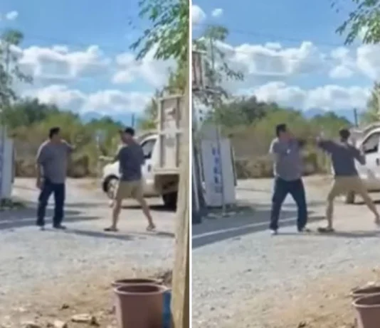 Integrante de Grupo Pesado Agrede al Exalcalde de Hualahuises en Pelea Captada en Video