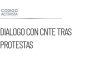 Diálogo entre Segob, SEP e ISSSTE con CNTE tras protestas