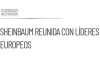 Sheinbaum se reúne con líderes europeos en Palacio Nacional
