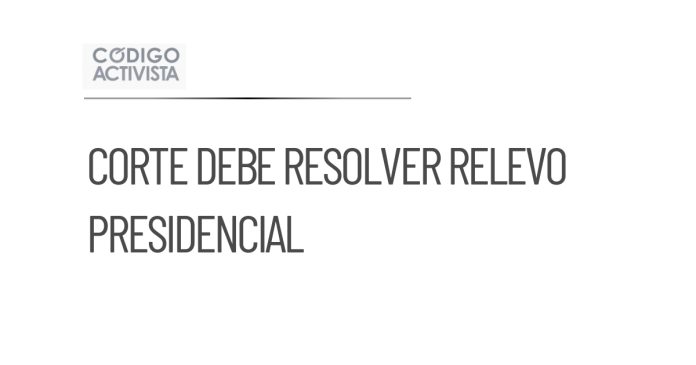 Sheinbaum señala a la Corte como responsable del relevo presidencial
