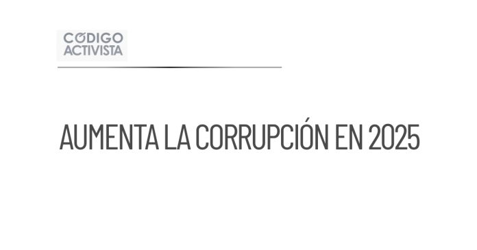Aumenta la corrupción en trámites en 2025