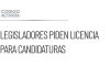 Nueve legisladores buscan licencia para candidaturas a Gubernaturas
