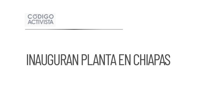 Inauguración de planta de moscas estériles en Chiapas