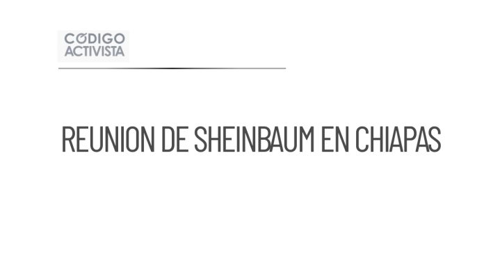 Sheinbaum recibirá a funcionaria de Trump en Chiapas este sábado