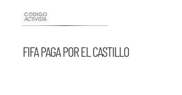 FIFA paga más de un millón de pesos por el Castillo de Chapultepec