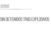 No hay detenidos tras decomiso de explosivos en autobús