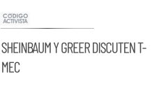 Reunión entre Sheinbaum y Greer en Palacio Nacional