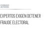 Expertos piden a INE y TEPJF detener actos anticipados de campaña