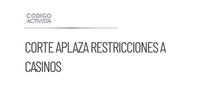 La Corte pospone discusión sobre restricciones a tragamonedas en casinos