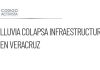 Lluvias causan daños en casas del Bienestar en Veracruz