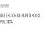 Sheinbaum aclara que detención de Ruffo no es un tema político