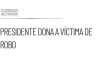 Presidente de la Corte ayuda a víctima de robo con aportación