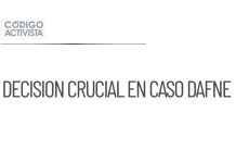 Juez decidirá sobre vinculación de dos en caso Dafne hoy