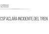 CSP aclara que no hubo descarrilamiento en tren del Interoceánico