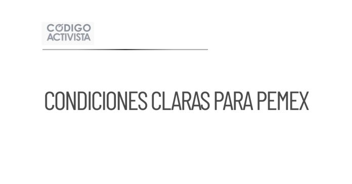 Diputados piden condiciones claras para apoyo a Pemex