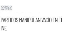 Partidos políticos aprovechan vacío en reglas del INE hacia 2027