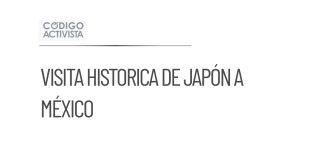 Ministro de Exteriores de Japón inicia visita a México