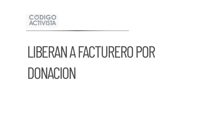 Liberan a facturero tras donar silla de ruedas