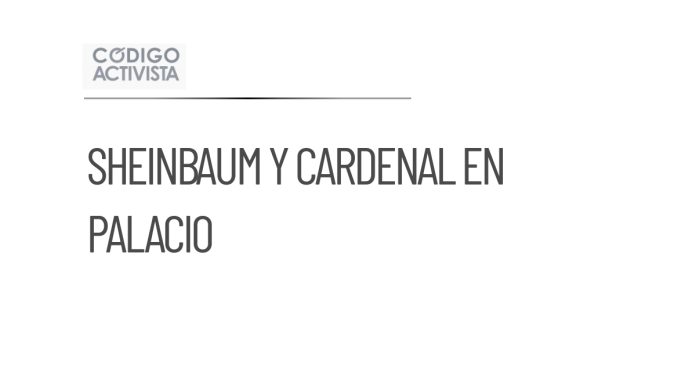 Sheinbaum se reúne con el Cardenal Pietro Parolin en Palacio Nacional